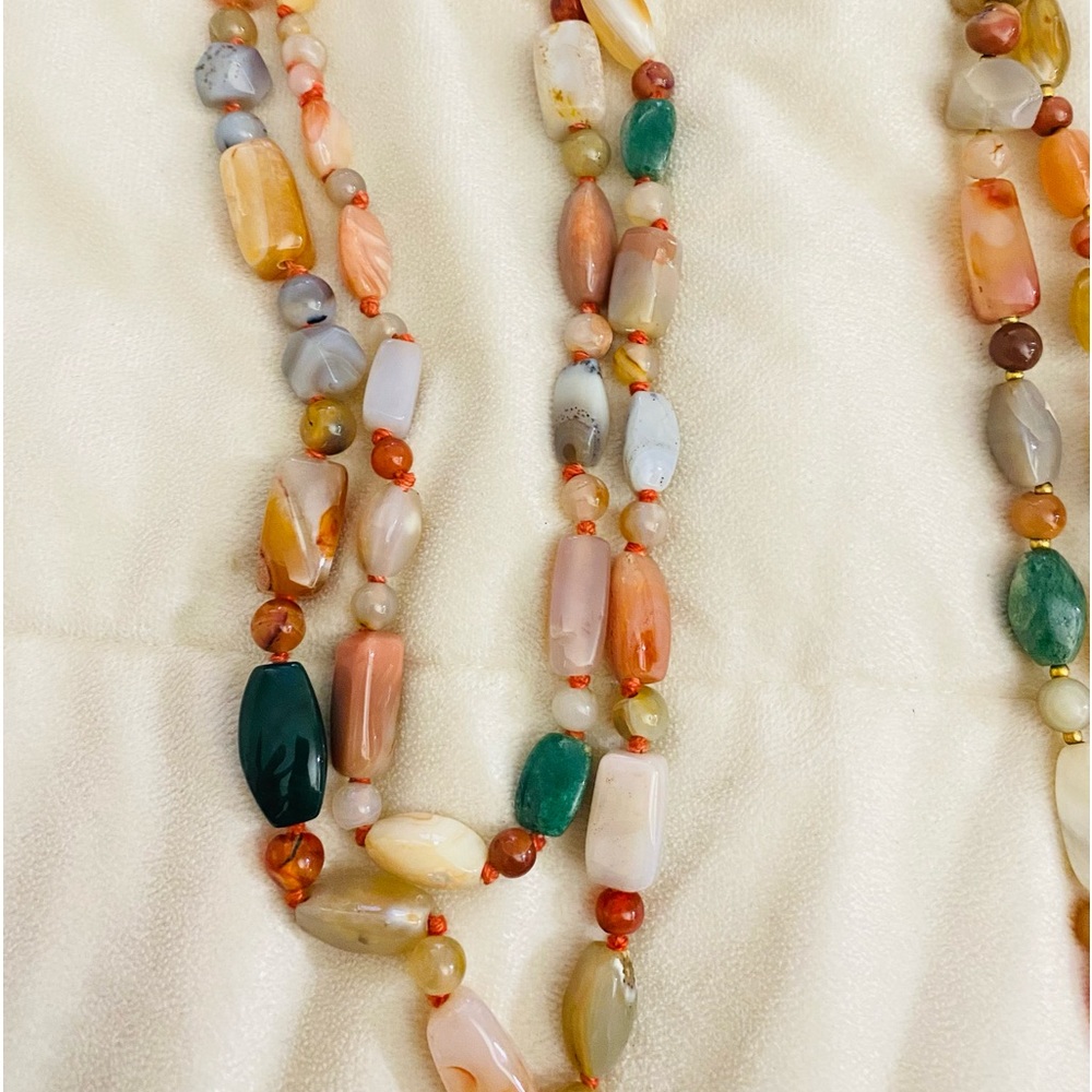 Vintage Glass Quartz/ crystals necklaces - Picture 5 of 9